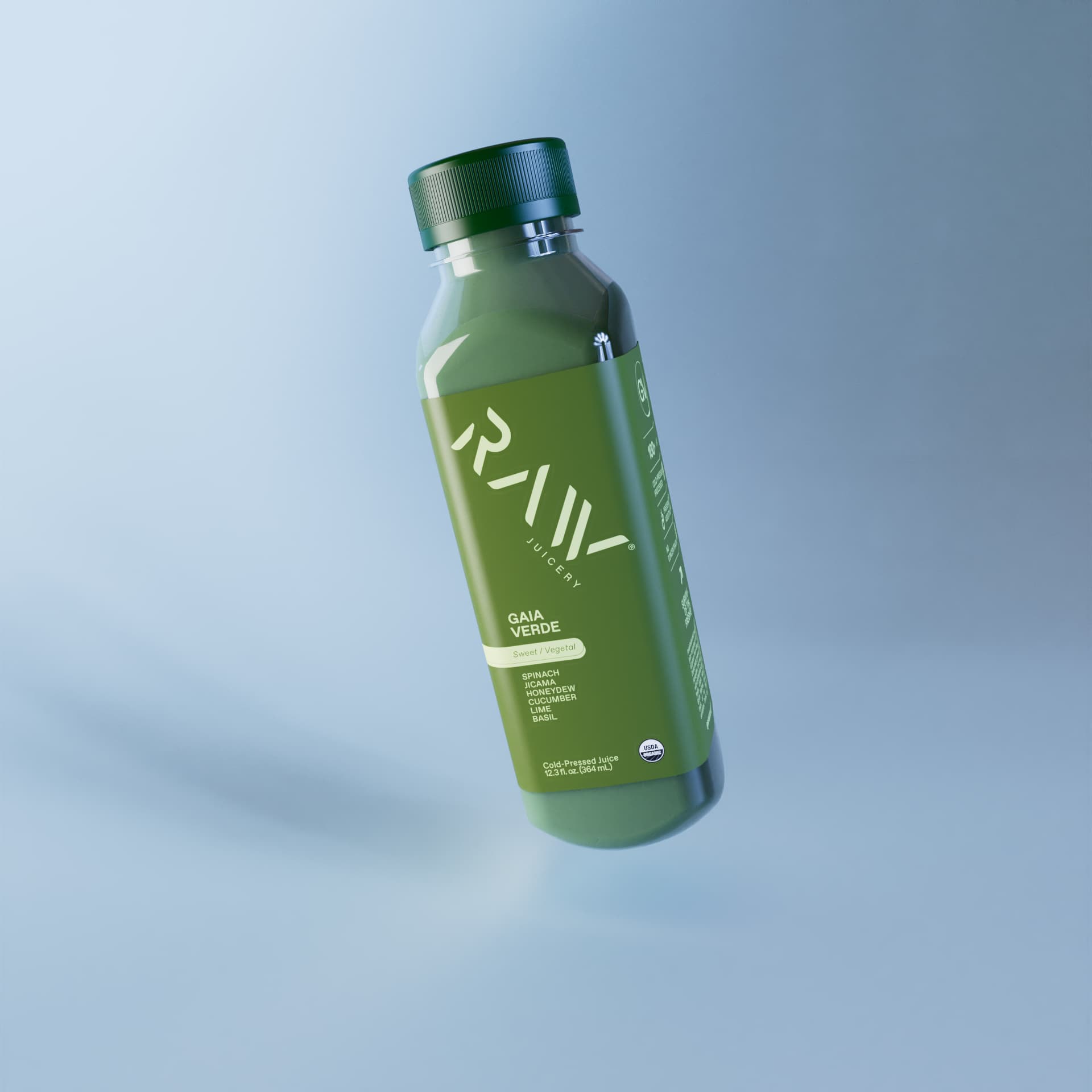 Organic Spinach, Jicama & Cucumber Juice | Gaia Verde – Raw Juicery