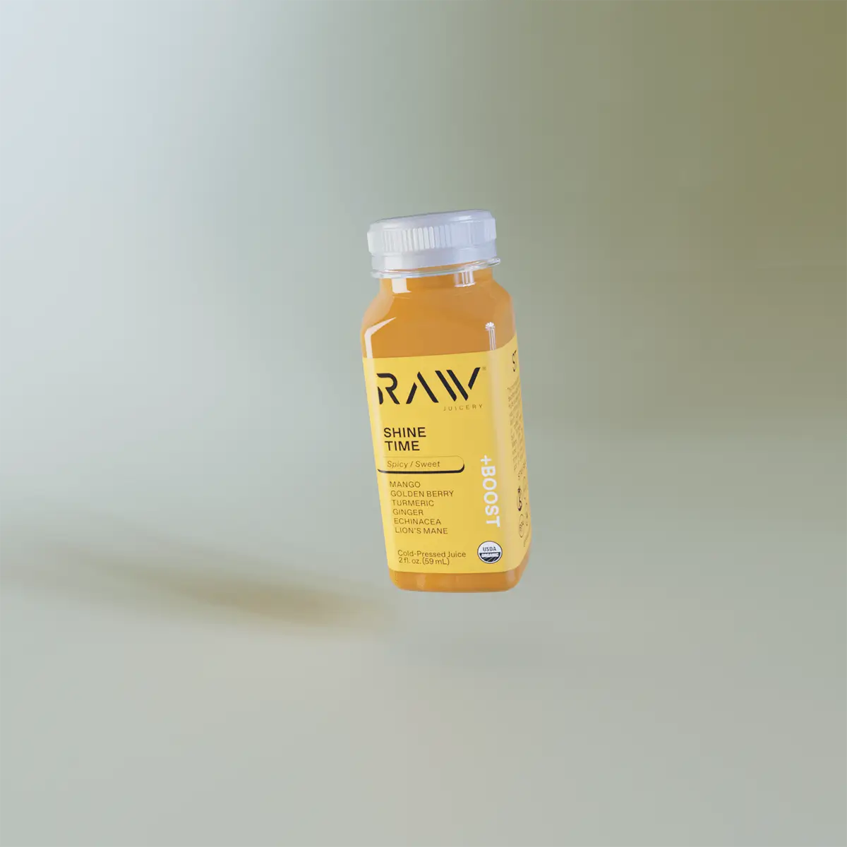 cold pressed juice with turmeric
