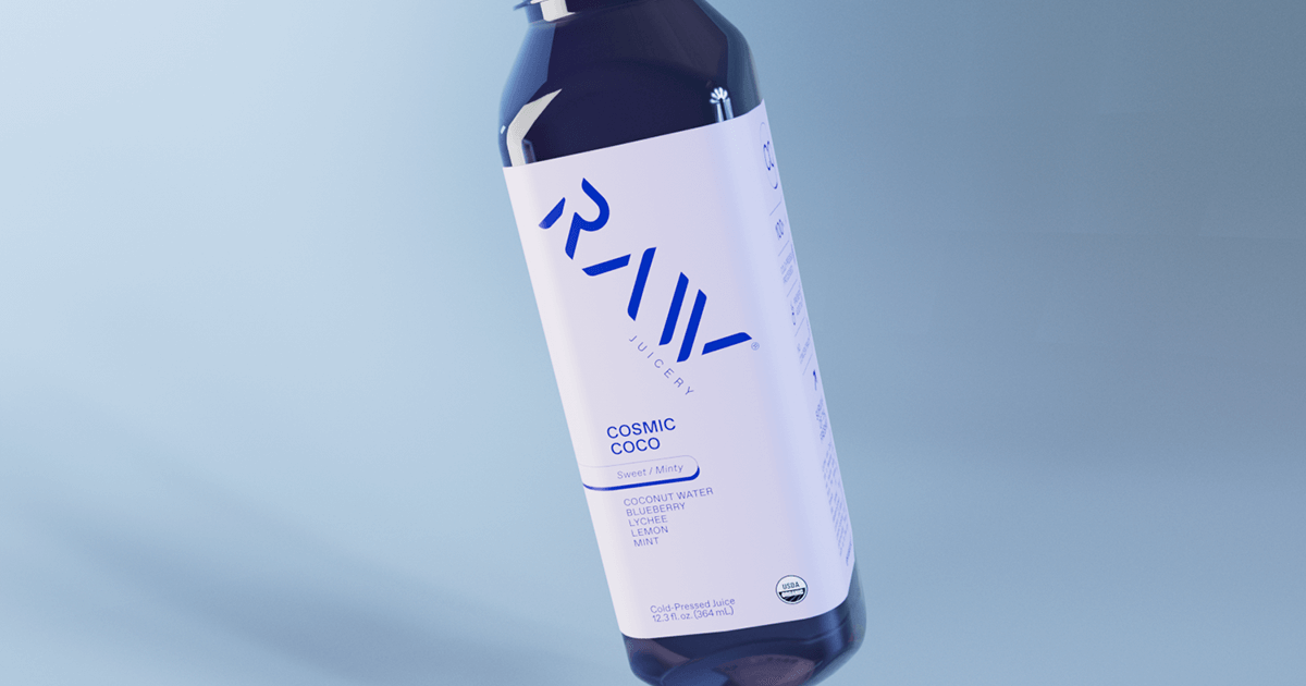 Blueberry, Lychee, and Coconut Water | Cosmic Coco – Raw Juicery
