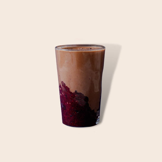Layered Berry and Cacao Smoothie
