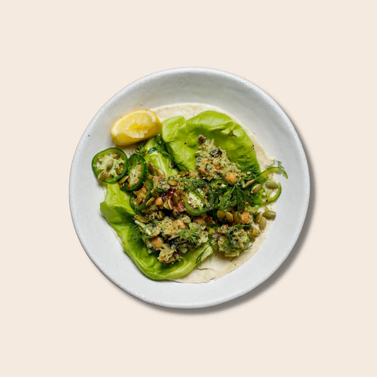 Chickpea “Tuna” Salad Wrap